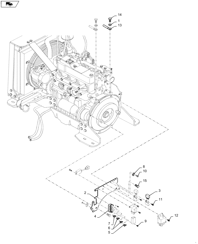 Схема запчастей Case DV36 - (55.100.DO[02]) - FUSE BOX - BSN NFNTV0040 (55) - ELECTRICAL SYSTEMS