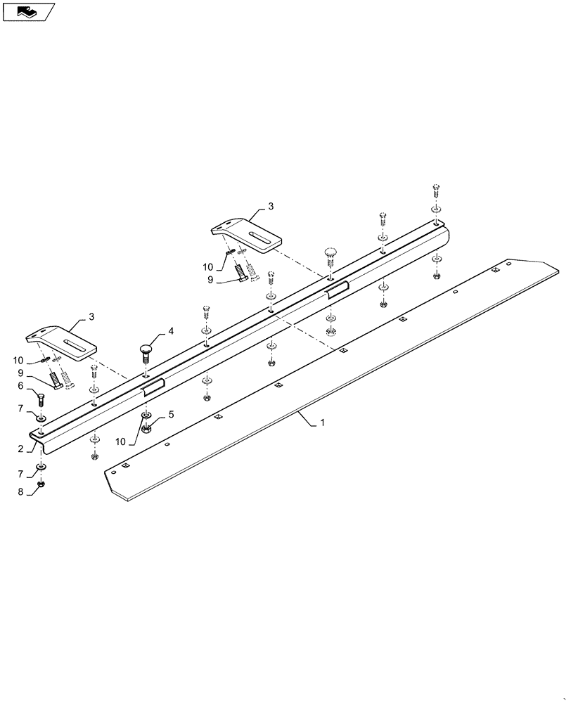 Схема запчастей Case DV45 - (44.510.EA[16]) - LOWER DRUM, SCRAPER (44) - WHEELS