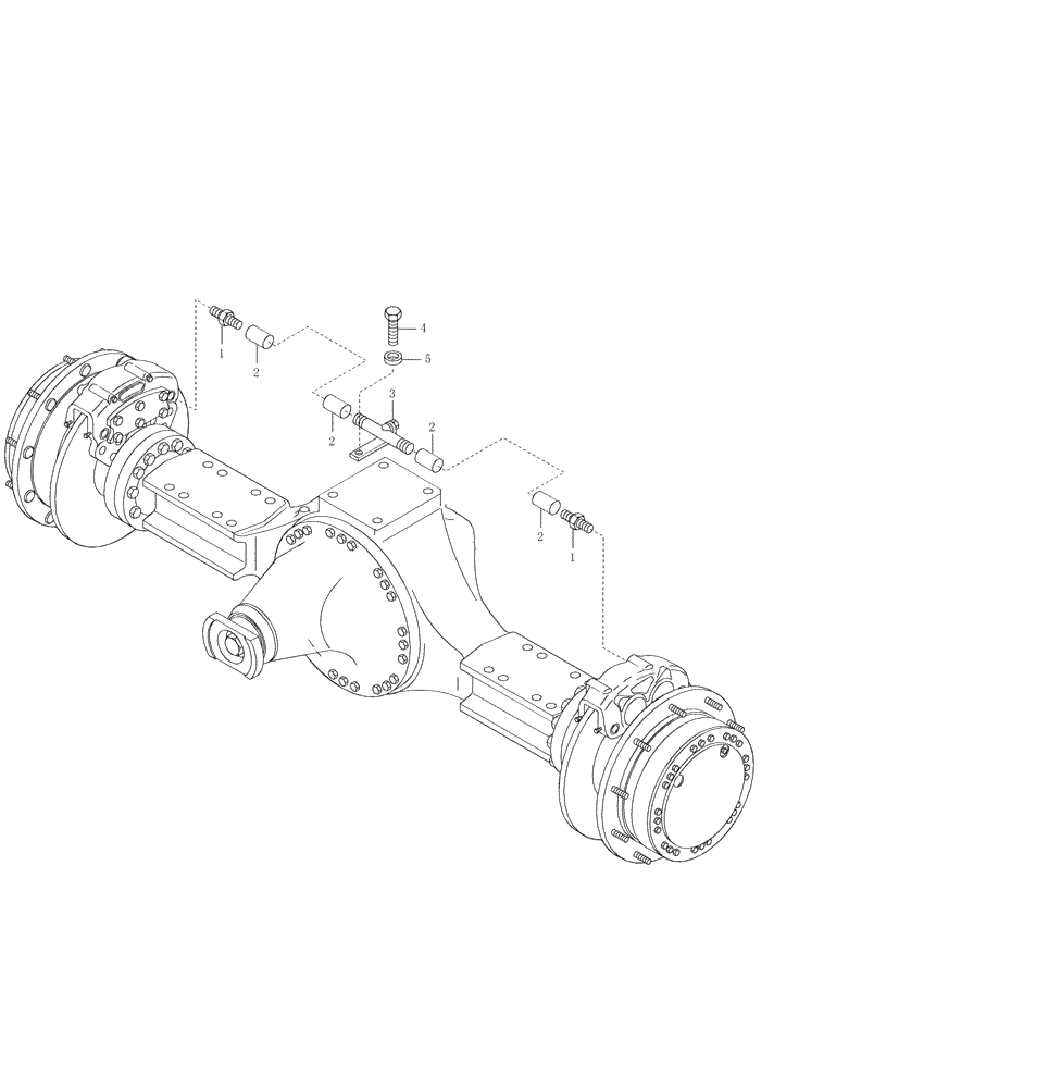 Схема запчастей Case 330 - (47A00011656[01]) - BRAKE SYSTEM - REAR AXLE (09) - Implement / Hydraulics / Frame / Brakes