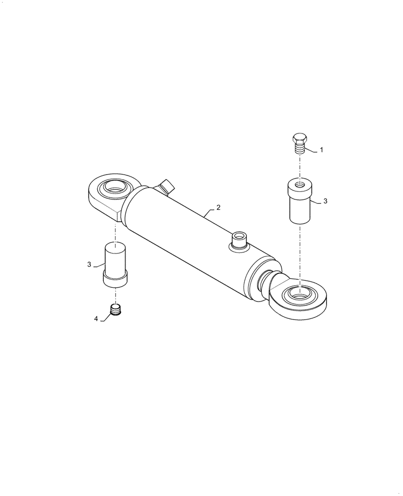 Схема запчастей Case DV26 - (41.216.AN[01]) - STEERING CYLINDER (41) - STEERING