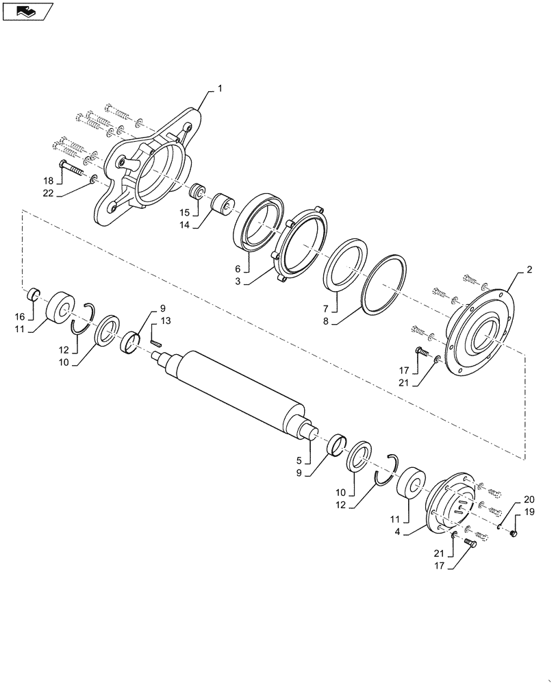 Схема запчастей Case DV23 - (44.510.AE[02]) - DRUM HUB, VIBRATION - BSN NFNTT0172 (44) - WHEELS