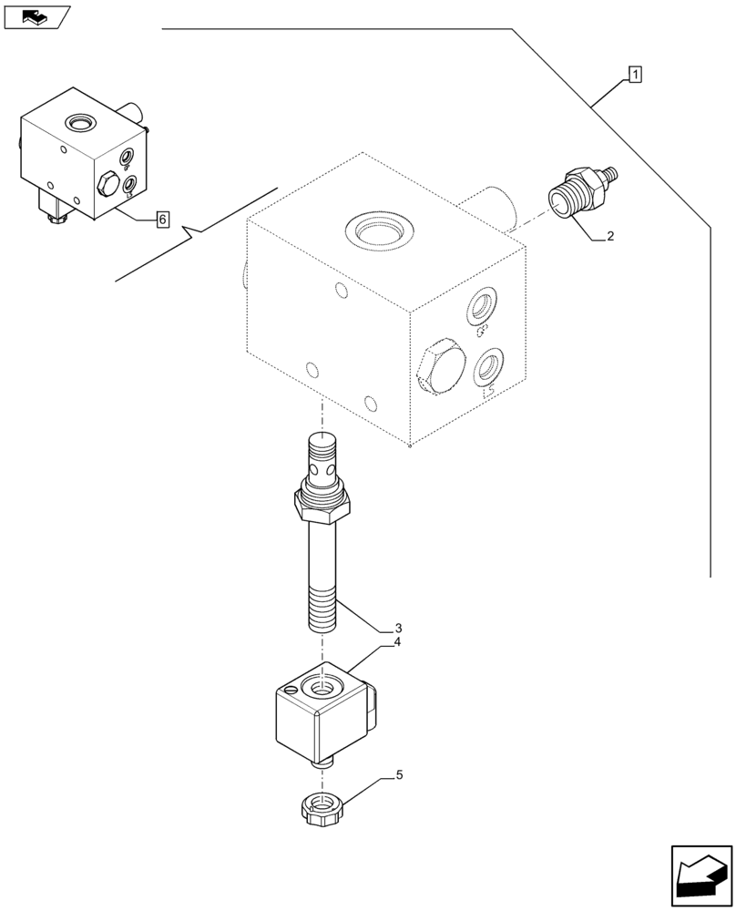 Схема запчастей Case 580SN WT - (88.035.39[04]) - DIA KIT, UNI-AUX, EXTENDIBLE HOE, PILOT CONTROLS (88) - ACCESSORIES