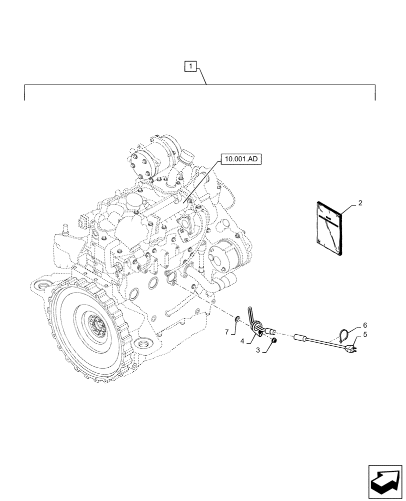 Схема запчастей Case SR250 - (88.010.03) - DIA KIT, BLOCK HEATER 220V - ROW (ALL CASE) (88) - ACCESSORIES