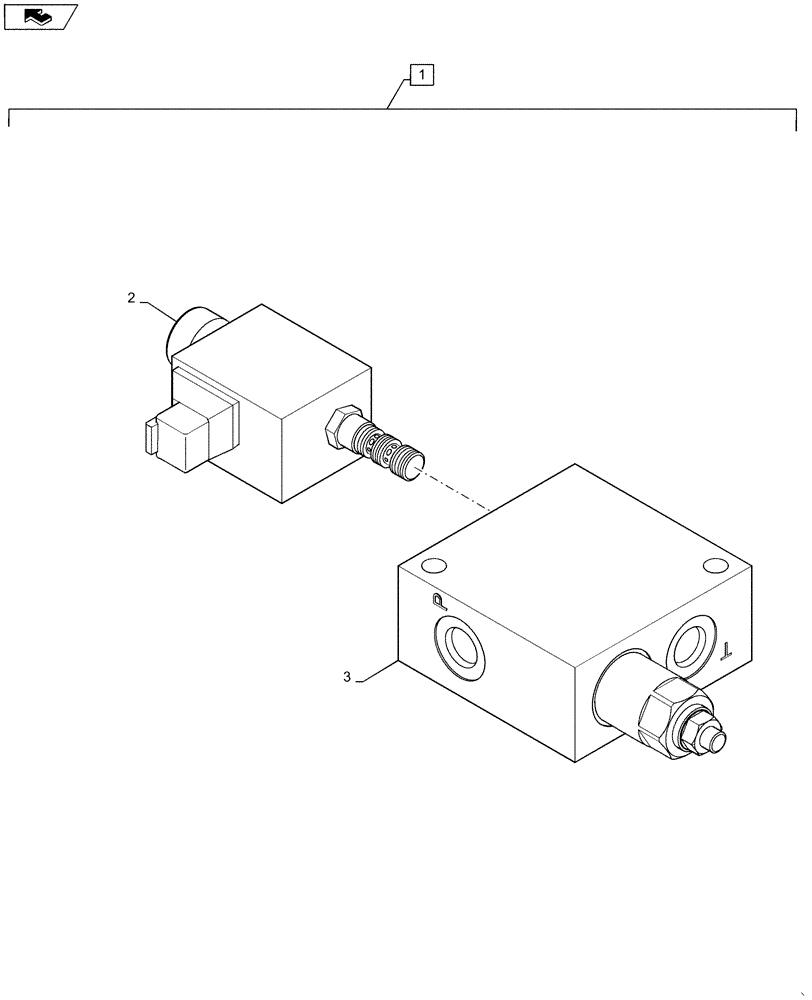 Схема запчастей Case SR130 - (35.734.AC) - HYDRAULIC COUPLER VALVE (35) - HYDRAULIC SYSTEMS