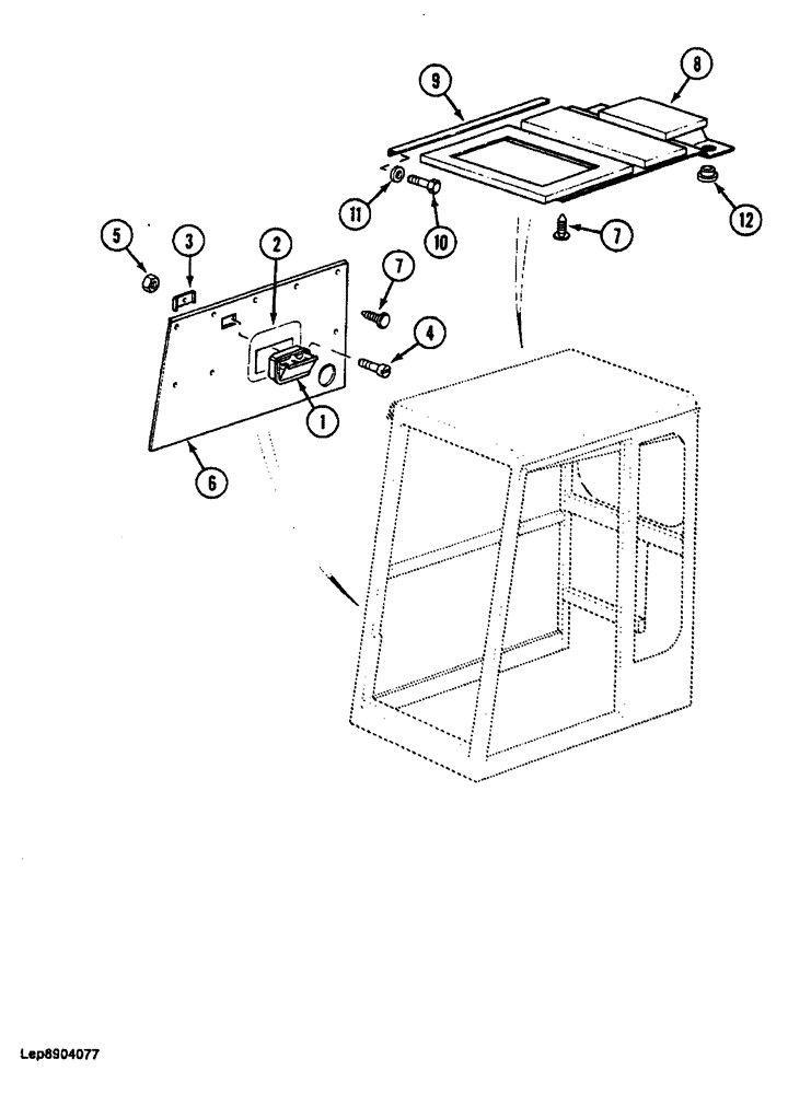 Схема запчастей Case 688 - (9-062) - CAB, INSULATION (09) - CHASSIS