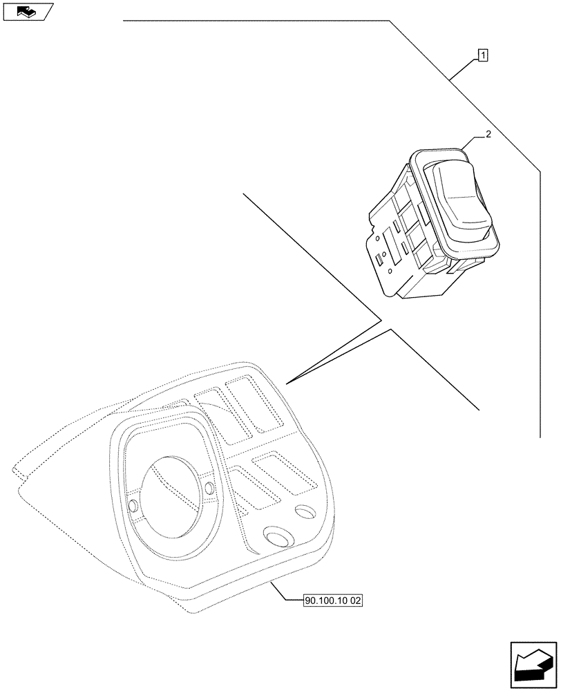 Схема запчастей Case 580SN - (88.035.50[04]) - DIA KIT, POWER LIFT (88) - ACCESSORIES