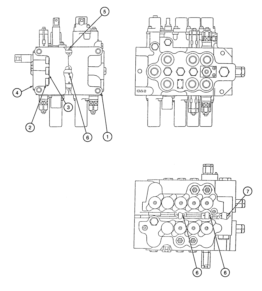 Схема запчастей Case 9020 - (8-072) - MAIN CONTROL VALVE, VALVE BANK SUBASSEMBLIES (08) - HYDRAULICS