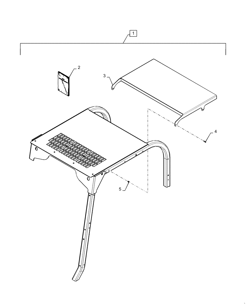 Схема запчастей Case SV185 - (88.090.06) - DIA KIT, FOPS LEVEL 2 MODIFICATIONS (88) - ACCESSORIES