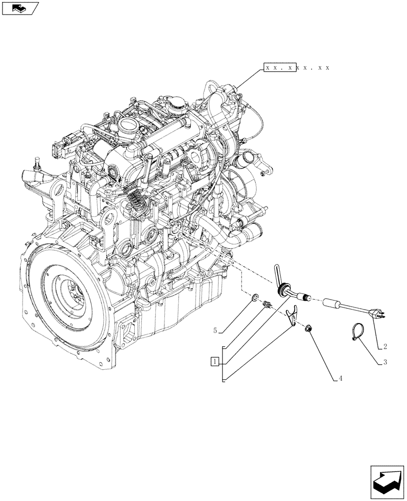 Схема запчастей Case TV380 - (10.254.01) - BLOCK HEATER, 120V (ALL CASE) (10) - ENGINE