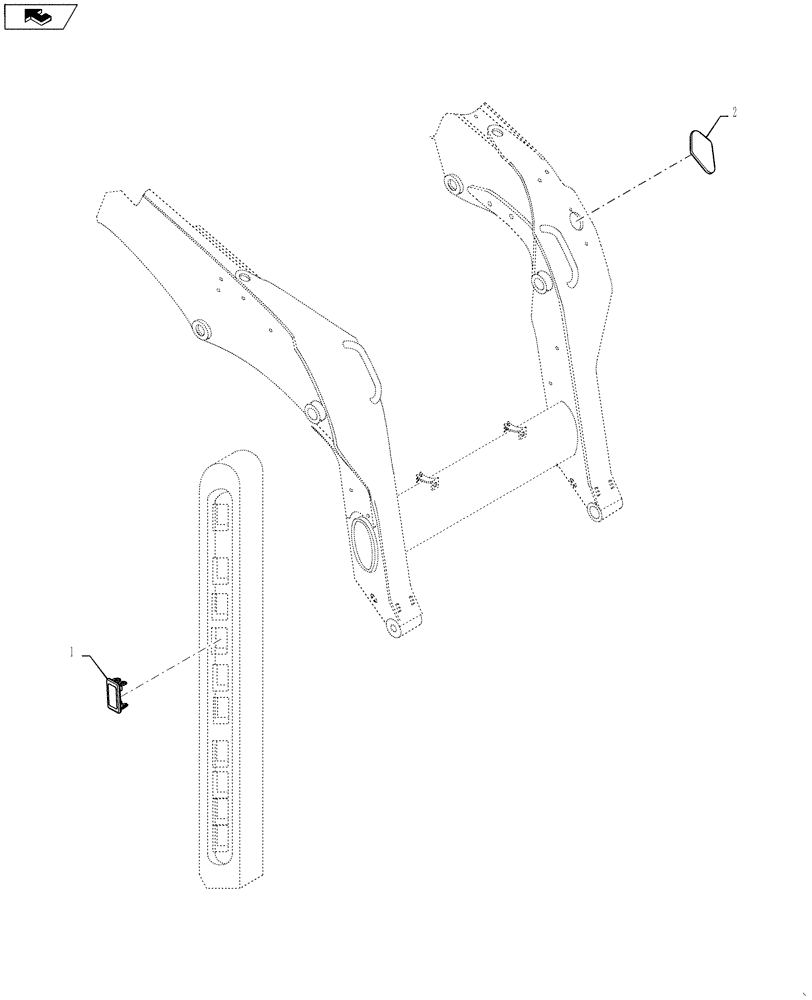 Схема запчастей Case TR320 - (55.100.07) - NO MULTIFUNCTION ELECTRICAL (ALL CASE) (55) - ELECTRICAL SYSTEMS