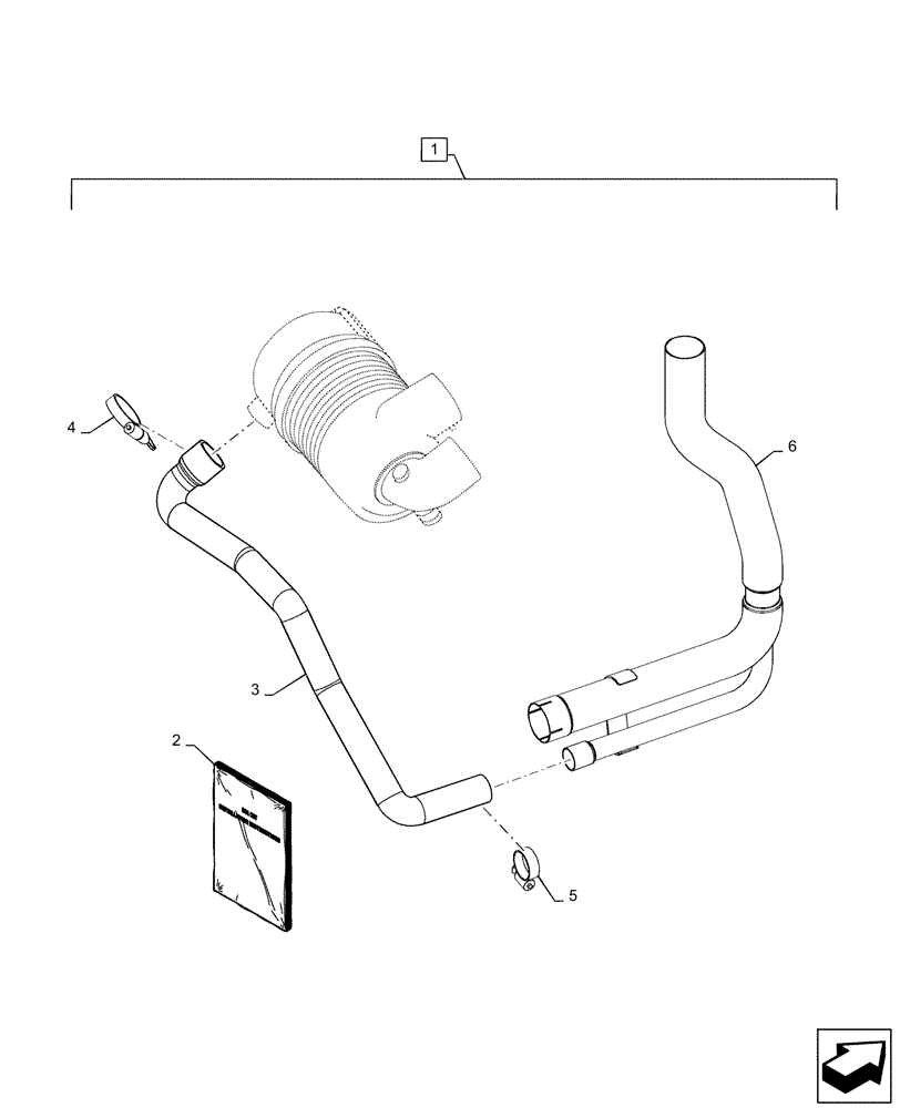 Схема запчастей Case SV250 - (88.010.01) - DIA KIT, ASPIRATOR, SV250 (88) - ACCESSORIES