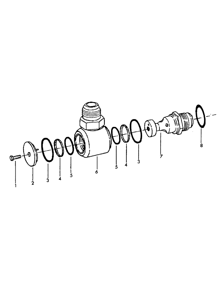 Схема запчастей Case 40YC - (H37) - SWIVEL - BASE TO HOIST CYLINDER, USED WITH HEAVI-LIFT LOGGER (07) - HYDRAULIC SYSTEM