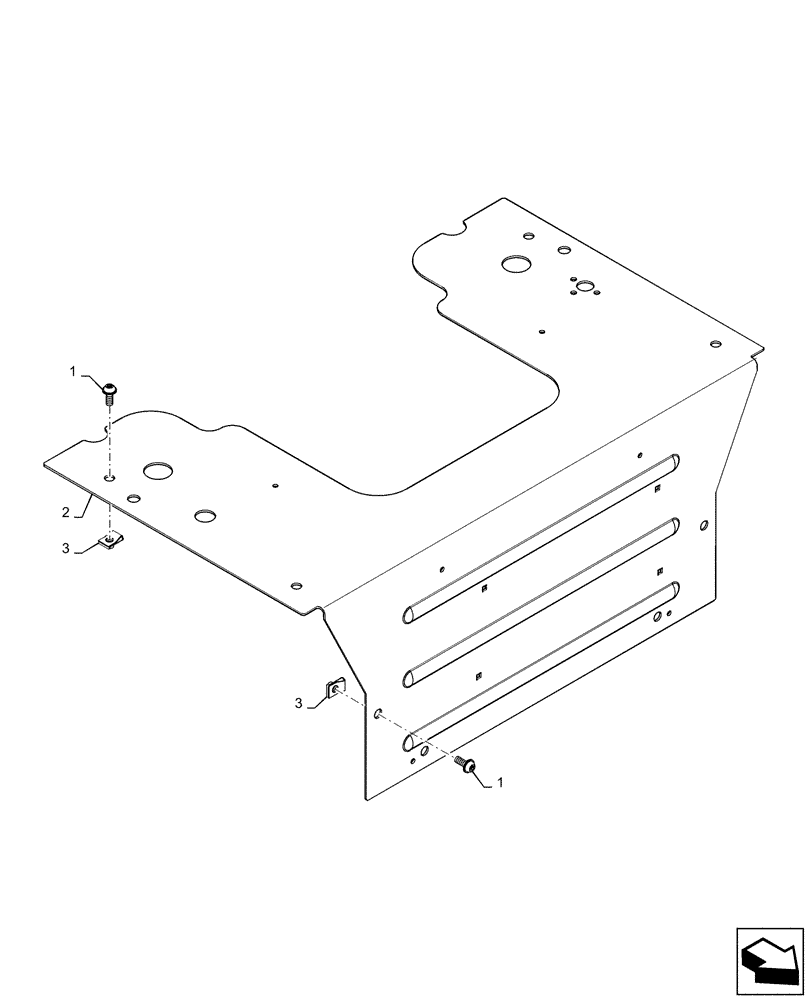 Схема запчастей Case SV280 - (29.200.AI[05]) - HANDLE MOUNTING W/ EH (29) - HYDROSTATIC DRIVE