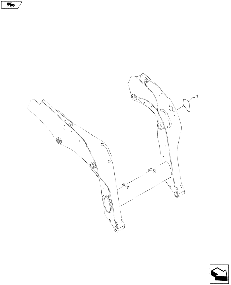 Схема запчастей Case TR270 - (55.512.BW[01]) - NO MULTIFUNCTION ELECTRICAL (55) - ELECTRICAL SYSTEMS