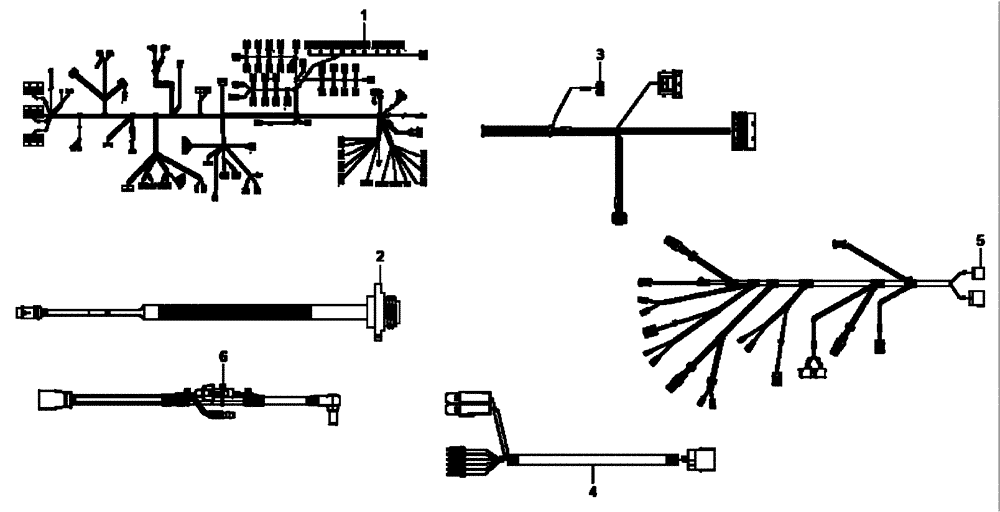 Схема запчастей Case 335B - (67A00002019[001]) - WIRE HARNESSES, CAB (P.I.N. HHD0335BN8PG58147 AND AFTER) (84154984) (13) - Electrical System / Decals