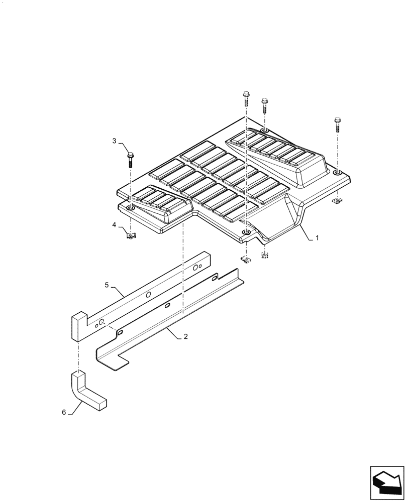 Схема запчастей Case SV185 - (90.160.AS[01]) - FLOOR PLATE, HAND OR E-H CONTROLS (90) - PLATFORM, CAB, BODYWORK AND DECALS