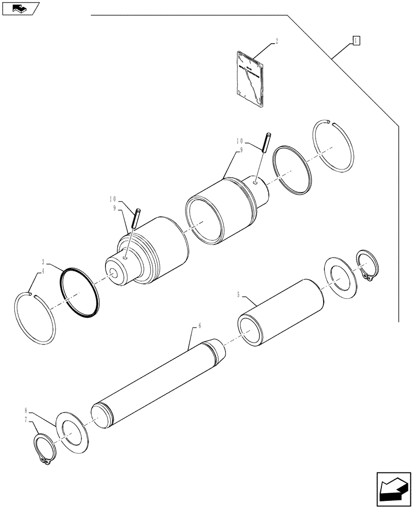 Схема запчастей Case 590SN - (88.090.06) - DIA KIT, RETRO FIT, HYDRAULIC COUPLER (88) - ACCESSORIES