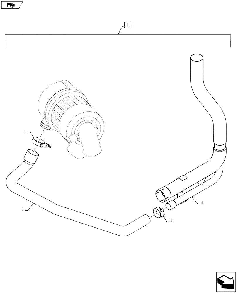 Схема запчастей Case SR220 - (88.010.01) - DIA KIT, ASPIRATOR, SR220 (88) - ACCESSORIES