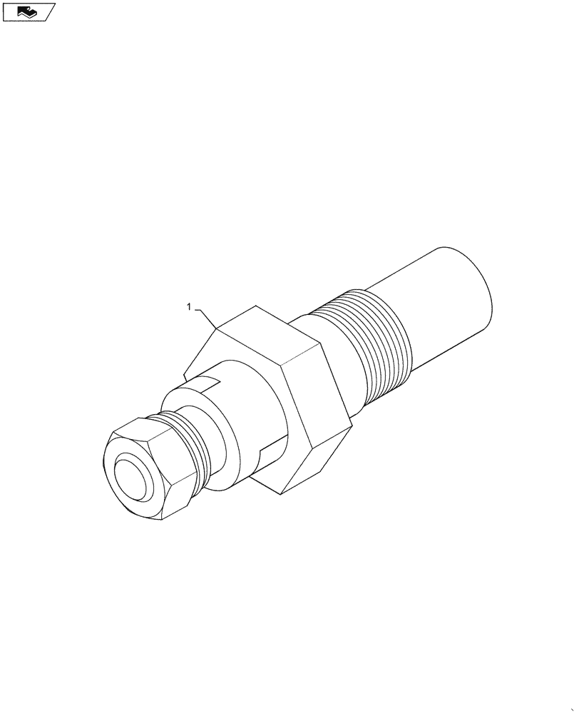 Схема запчастей Case TR270 - (55.019.AB) - HYDROSTATIC PUMP TEMPERATURE SENDER (55) - ELECTRICAL SYSTEMS