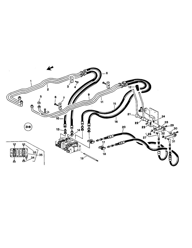 Схема запчастей Case 221B - (9-05C) - CONTROL KIT FOR AUXILIARY ATTACHMENT - TWO TOOLS, 121B (DAH12116844-) / 221B (DAH2216854-) (09) - CHASSIS/ATTACHMENTS