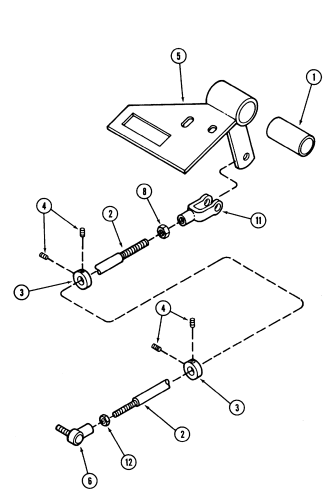 Схема запчастей Case 1835C - (6-12) - LOADER CONTROLS USED ON MODELS WITH HAND CONTRLOS P.I.N. JAF0037367 AND AFTER (06) - POWER TRAIN