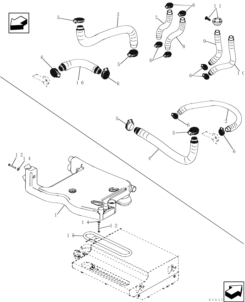 Схема запчастей Case 750K - (09-40A) - CAB - AIR CONDITIONING DUCTS (CAB SERIAL 1091 AND AFTER) (09) - CHASSIS/ATTACHMENTS