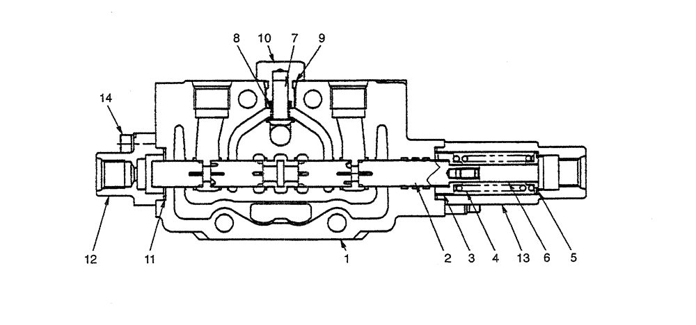 Схема запчастей Case CX27B PV13 - (07-004) - VALVE ASSY, CONTROL (SLEWING) ELECTRICAL AND HYDRAULIC COMPONENTS