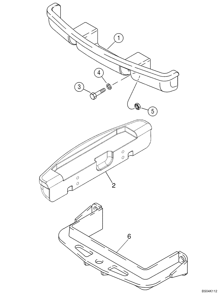 Схема запчастей Case 435 - (09-52) - COUNTERWEIGHTS (09) - CHASSIS