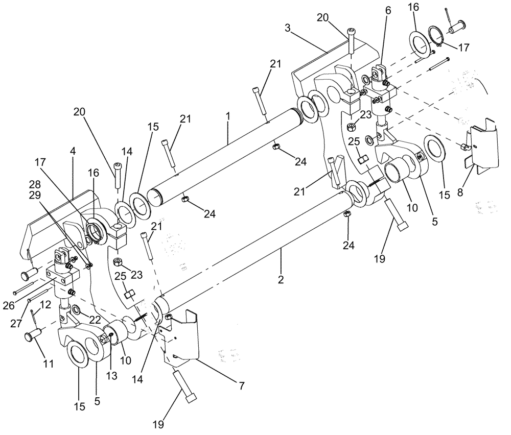 Схема запчастей Case 321E - (71.500[782540007]) - QUICK-HITCH INSTALL.MATERIAL (18) - VARIATIONS