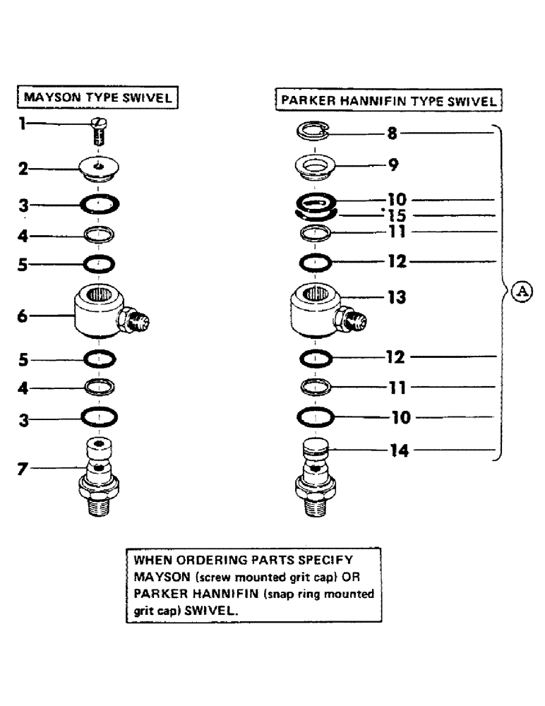 Схема запчастей Case 40EC - (083) - TRACK SERVICE BRAKE SWIVEL (04) - UNDERCARRIAGE