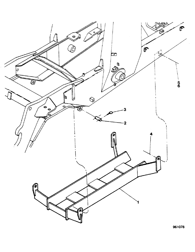 Схема запчастей Case 580G - (177A) - FRONT DRIVE AXLE - DRIVESHAFT SHIELD (06) - POWER TRAIN