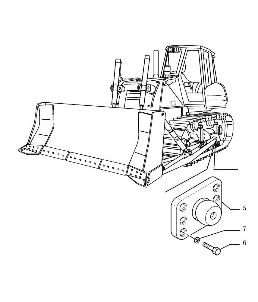 Схема запчастей Case 1850K LGP - (9.454[01]) - SUPPORT - FRONT IMPLEMENT (LT - XLT) - OPTIONAL CODE 76078117 (19) - OPTIONS