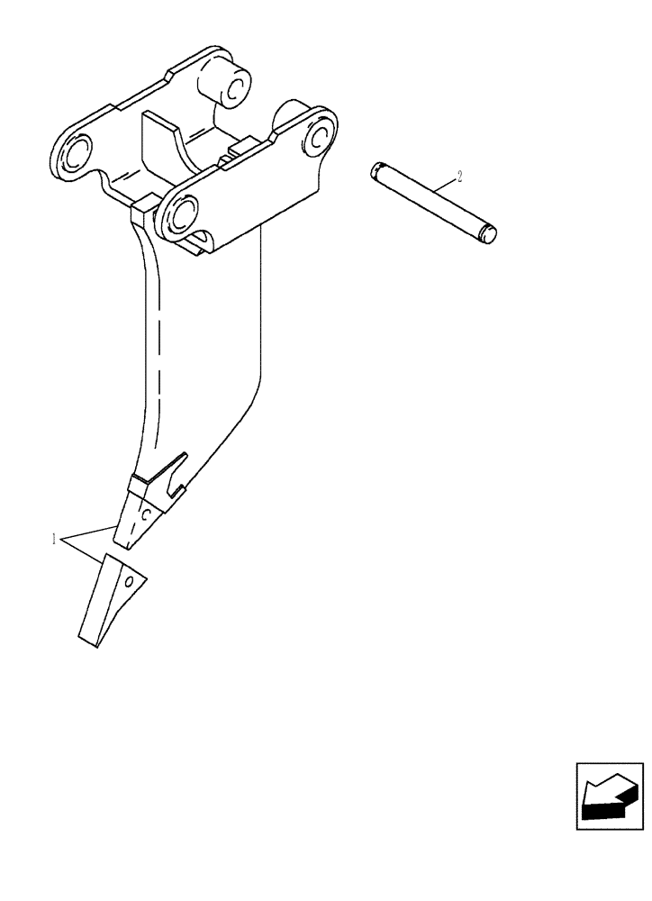 Схема запчастей Case 580SM - (88.600.06) - FROST POINT ASSEMBLY (88) - ACCESSORIES