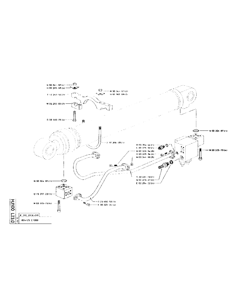 Схема запчастей Case 75P - (100) - NO DESCRIPTION PROVIDED (07) - HYDRAULIC SYSTEM