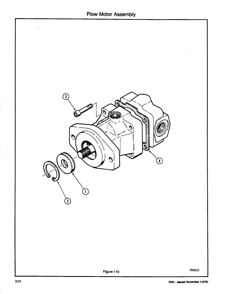 Схема запчастей Case DH5 - (220) - PLOW MOTOR ASSEMBLY (89) - TOOLS