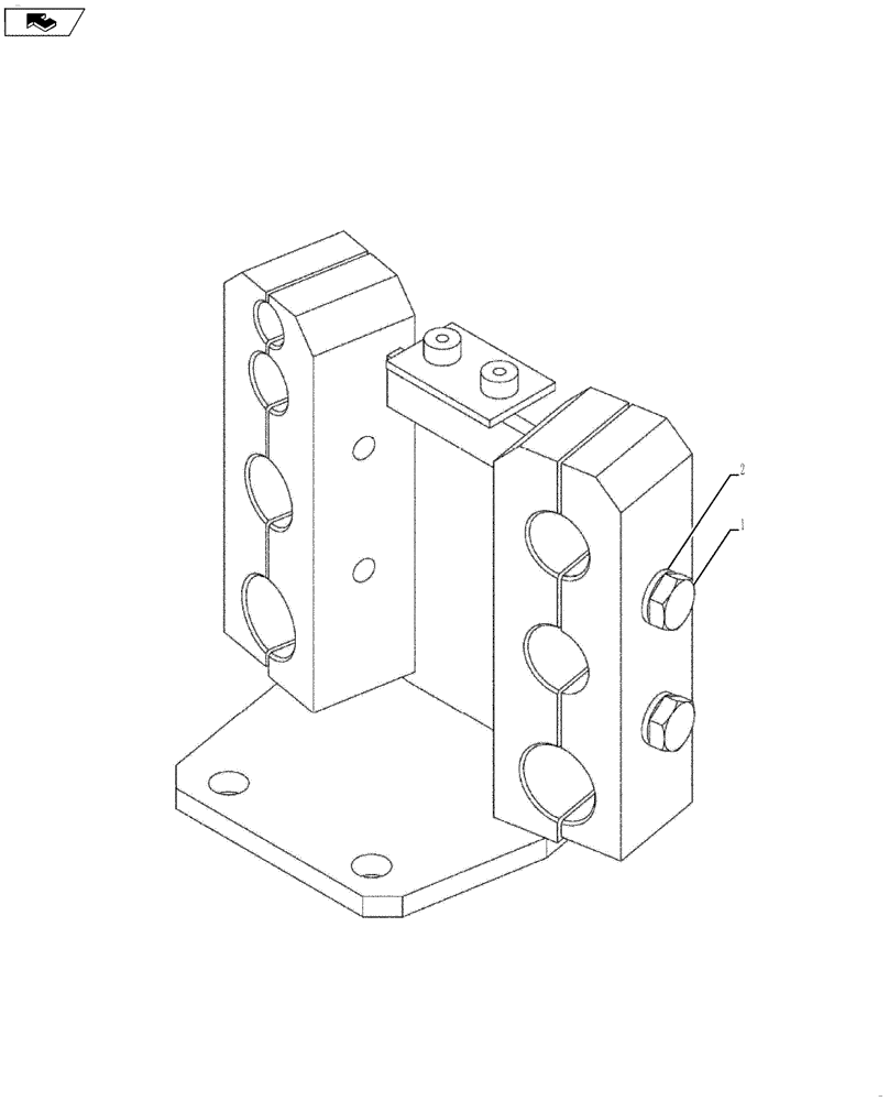 Схема запчастей Case SV212 - (39.100.22[01]) - HOLDER, HOSE, PAD FOOT - NARROW VERSION (ATC, HD ATC, LB HT ATC) - BSN NDNTC3516 (39) - FRAMES AND BALLASTING