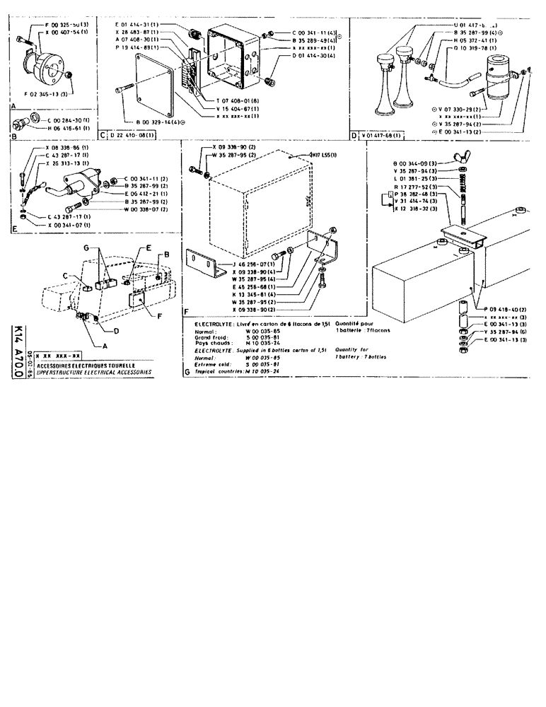 Схема запчастей Case 90BCL - (364) - UPPERSTRUCTURE ELECTRICAL ACCESSORIES (06) - ELECTRICAL SYSTEMS