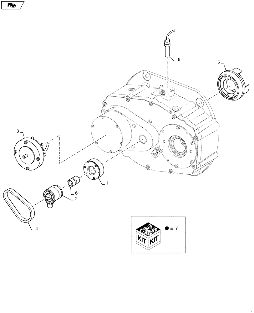 Схема запчастей Case SV212 - (75.200.13) - SENSORS, VIBRATORY DRUM GEARBOX (ACE) - BSN NBNTC3001 (75) - SOIL PREPARATION