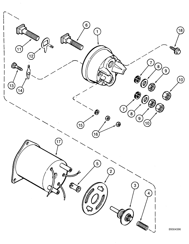 Схема запчастей Case 921C - (04-02A) - SOLENOID - STARTER (04) - ELECTRICAL SYSTEMS