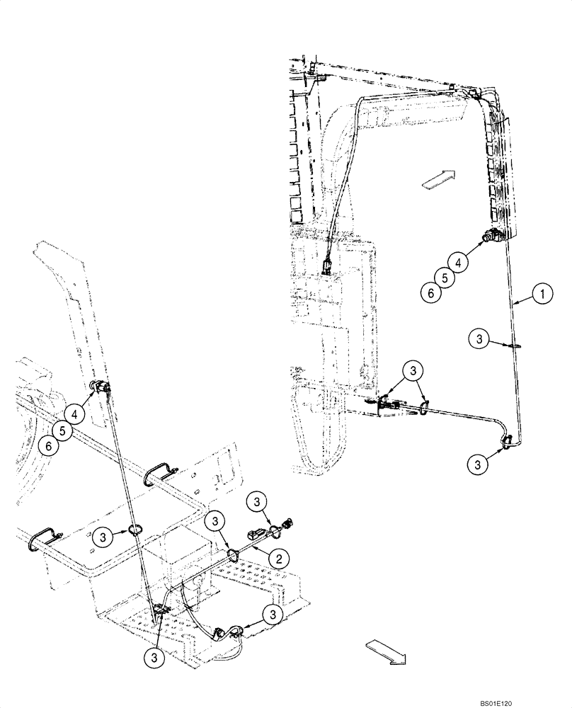 Схема запчастей Case 40XT - (04-16) - HARNESS - HEATER (04) - ELECTRICAL SYSTEMS