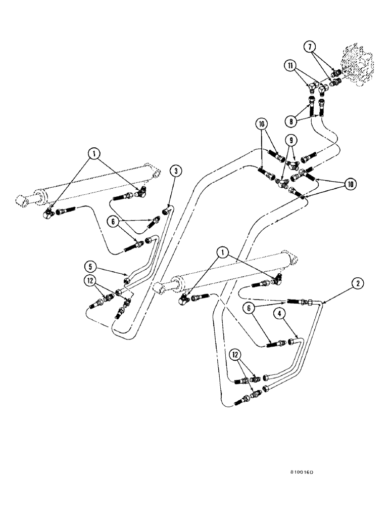 Схема запчастей Case FH4 - (2-10) - LOADER ARM HYDRAULIC SYSTEM (35) - HYDRAULIC SYSTEMS