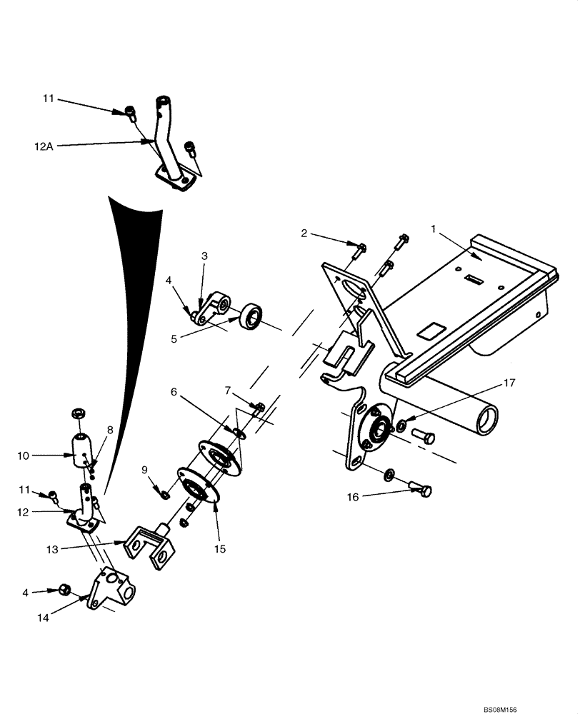 Схема запчастей Case 450CT - (09-16) - LOADER AND GROUND DRIVE CONTROL - RH (09) - CHASSIS