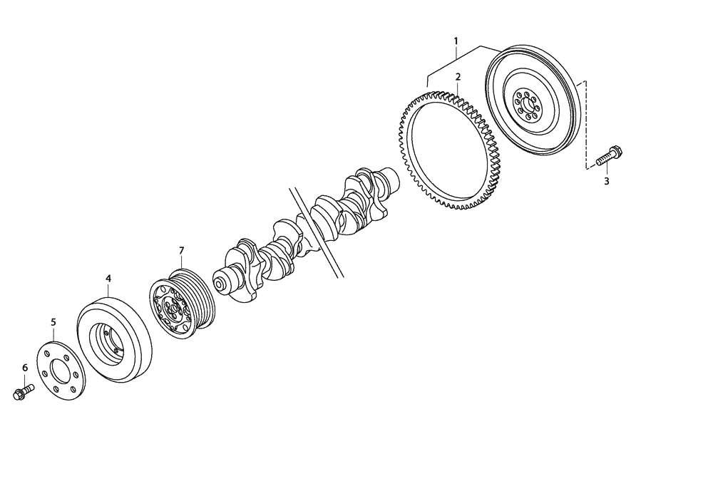 Схема запчастей Case 340 - (01A00000257[001]) - ENGINE - MOVERS (10) - ENGINE