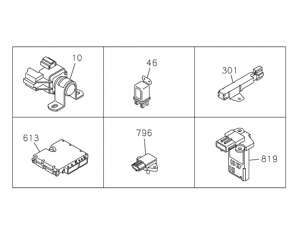 Схема запчастей Case CX250C - (04-060[03]) - ELECTRICAL ACCESSORIES - ENGINE (04) - ELECTRICAL SYSTEMS