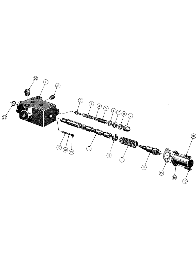 Схема запчастей Case 256 - (106) - HYDRAULIC VALVE INSTALLATION (07) - HYDRAULIC SYSTEM