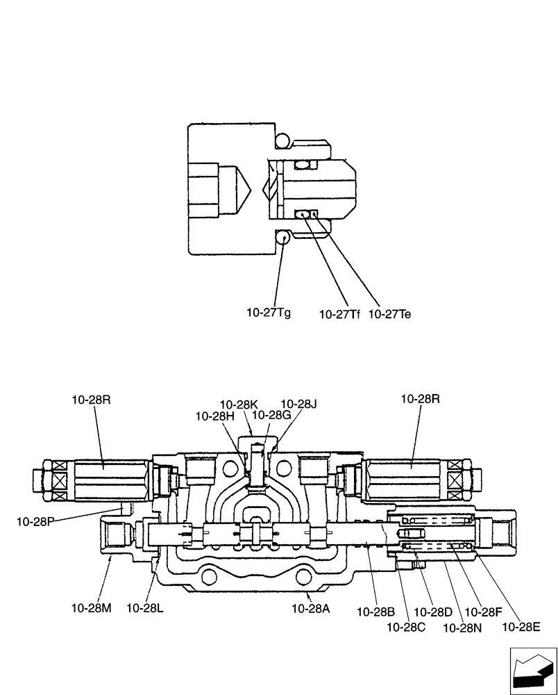 Схема запчастей Case CX31B - (01-029[11]) - VALVE INSTAL, ANGLE DOZER (35) - HYDRAULIC SYSTEMS