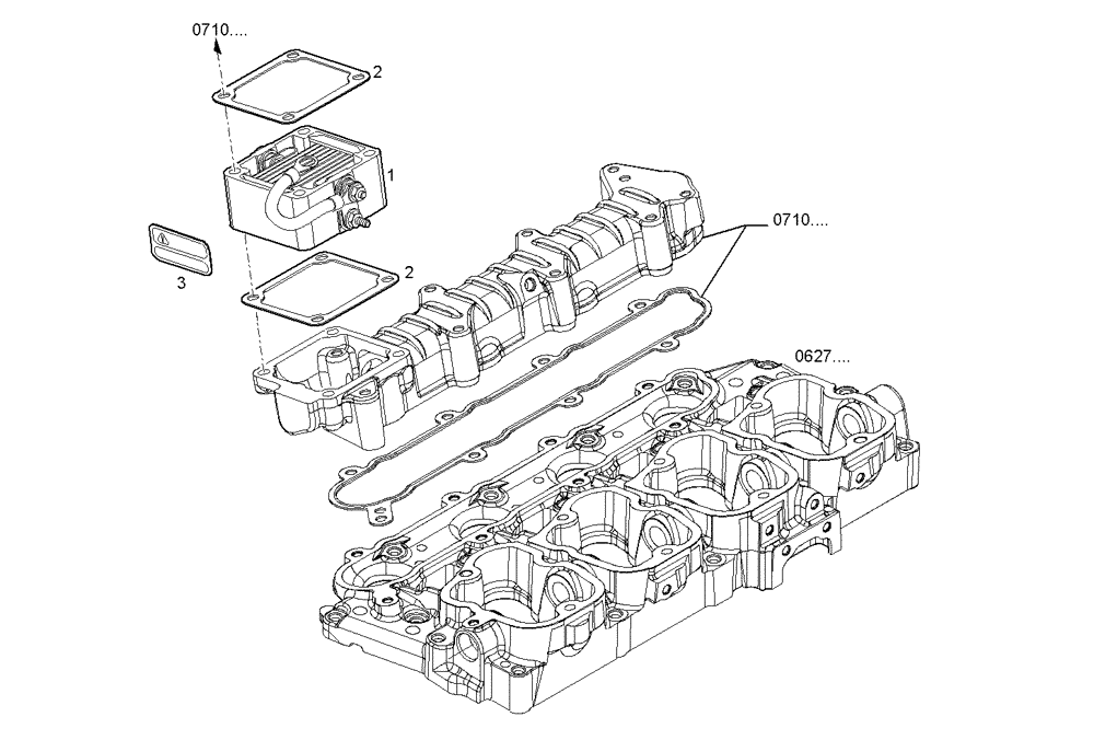 Схема запчастей Case F5CE9454G A001 - (3650.056) - THERMO-STARTER [FROM # 3892] (10) - ENGINE