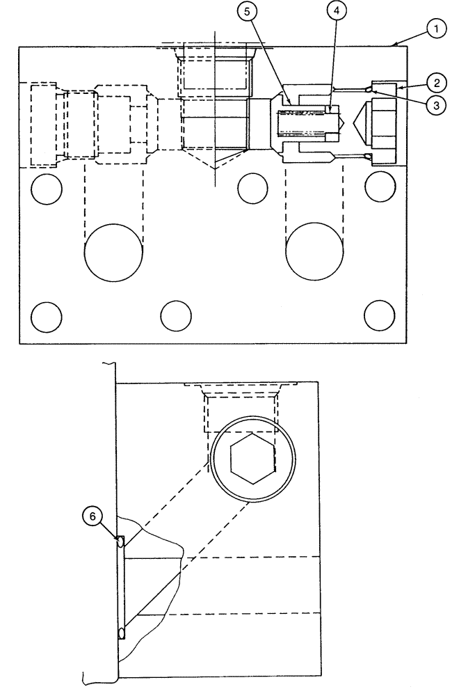 Схема запчастей Case 9060 - (8-068) - 155847A1 CHECK VALVE (08) - HYDRAULICS