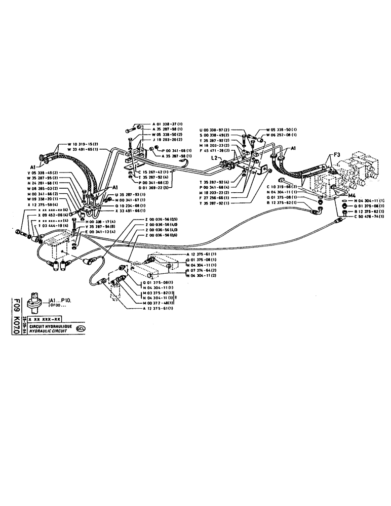 Схема запчастей Case 160CK - (130) - HYDRAULIC CIRCUIT (07) - HYDRAULIC SYSTEM