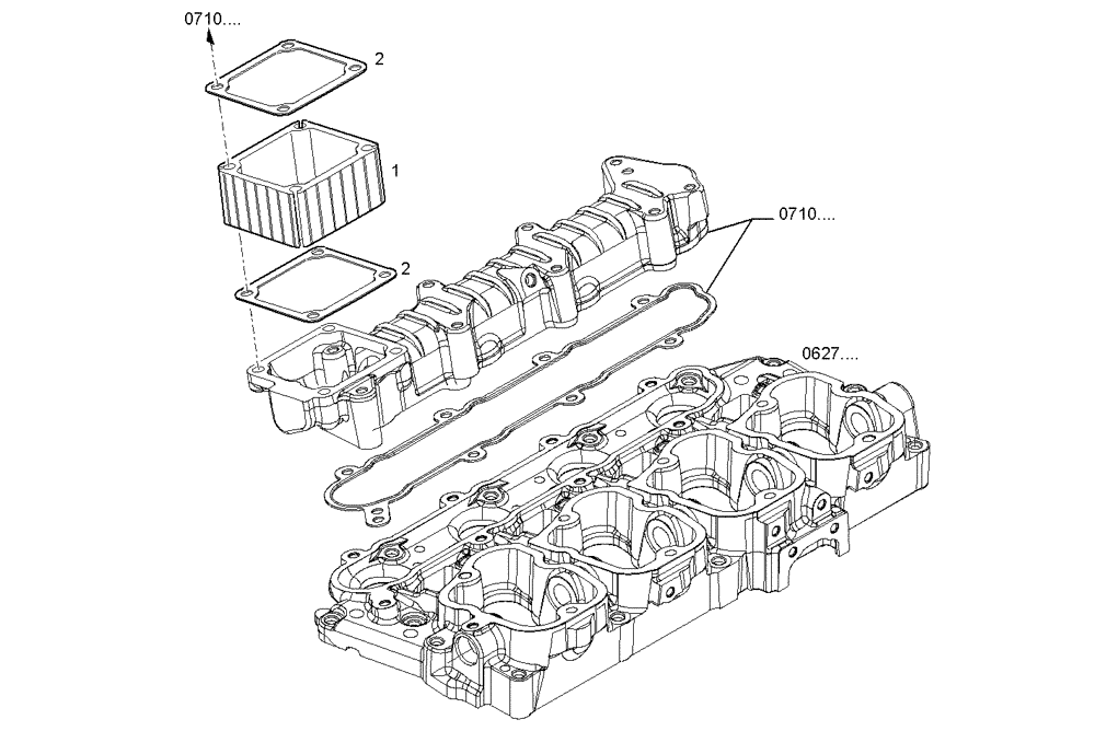 Схема запчастей Case F5CE9454G A001 - (3650.057) - THERMO-STARTER [UP TO # 3891] (10) - ENGINE